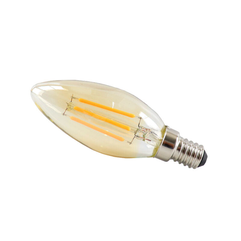 Olucia LORRAINE - E14 LED candle bulb - 3W - 2700K - Dimmable - White