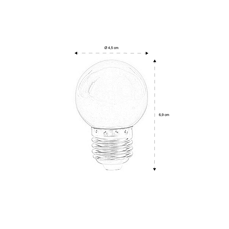 Lampadina LED E27/1W/230V bianco 5500-6500K